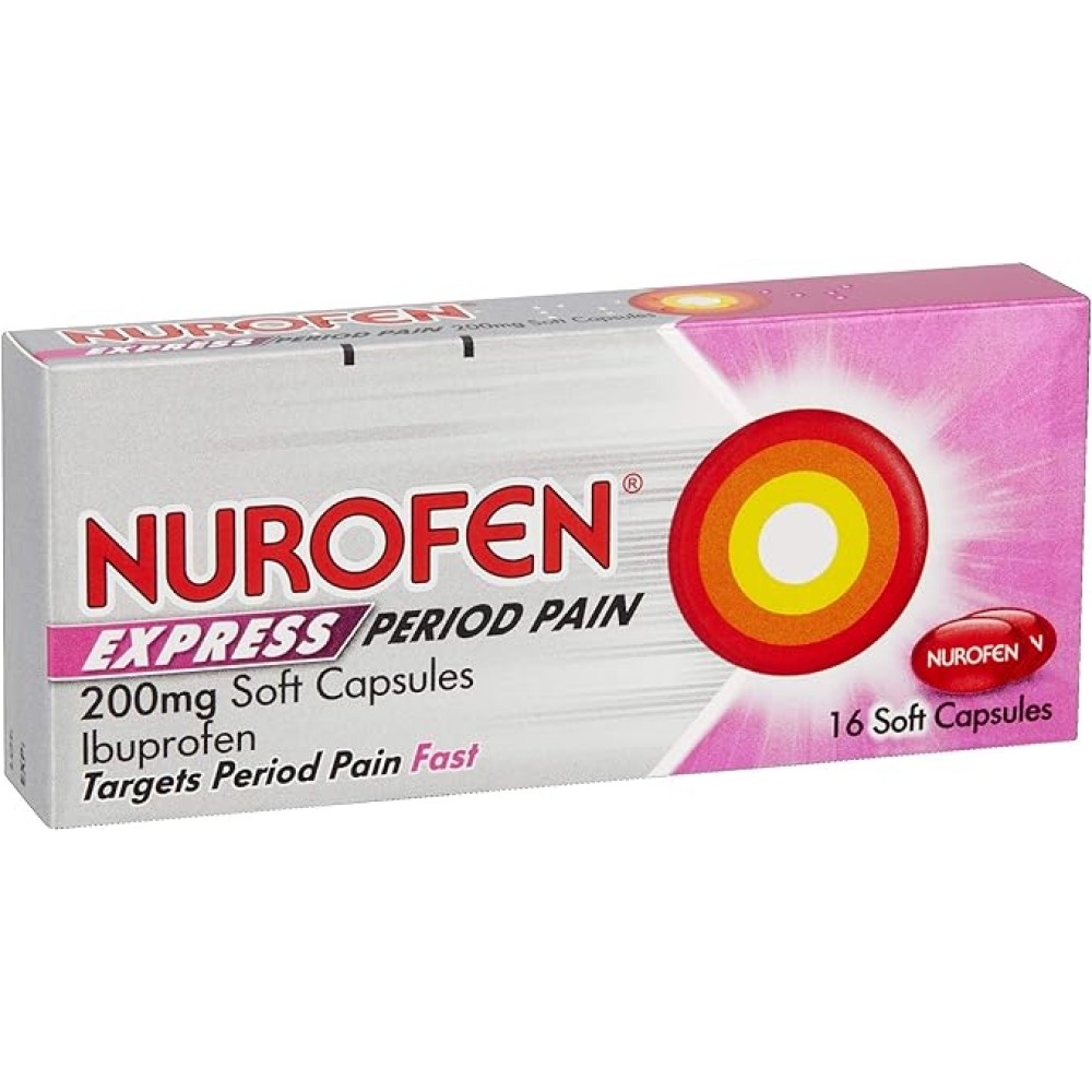 Nurofen Express Period Pain 200mg Tablets 16's