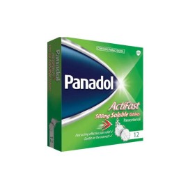 Panadol Actifast 500mg Solube Tablets 12's